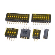10PCS Original KE Dial Switch 1.27MM Pitch 1P/2P/3P/4P/5/6P/8P/10 Digit/Road Patch Braided