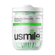 usmile Patended Twin-Line Dental Floss (50pcs) - Teeth Cleaning | Fresh Breath | COD | Benang Gigi F