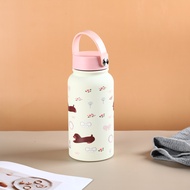 Vacuum Insulated Cup 900 Ml. Cartoon Dog 304 Stainless Steel Large Capacity Thermos Birthday Gift. C