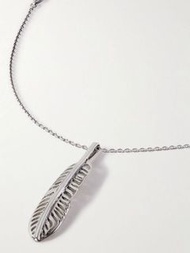 Jam Home Made 925  Sliver feather necklace Japan 羽毛 純銀 頸鏈  Chrome Hearts Goros