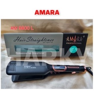 AMARA AM-9800L Hair Straightener Tourmaline Ceramic Black Ionic Hair Straightener