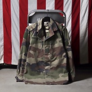Against the World Simon 90s French Army Jungle Camouflage Top Vintage Military Uniform A-0524-03