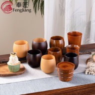 Sour Date Wood Pot Belly Cup Japanese Creative Wooden Cup Solid Wood Anti-Scalding Tea Cup Nordic Wo