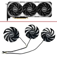 Cooling Fan 90MM 4PIN PLD09210S12HH RTX4060 4060TI 4070 4070TI VENTUS 3X GPU FAN For MSI GeForce RTX