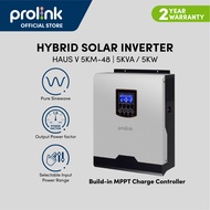 Prolink [5KVA | 5000W | MPPT | Pure Sine-Wave] Hybrid Off-Grid Solar Inverter Power Supply Haus V 5K