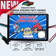 Doraemon angrybird 5 row strobe module