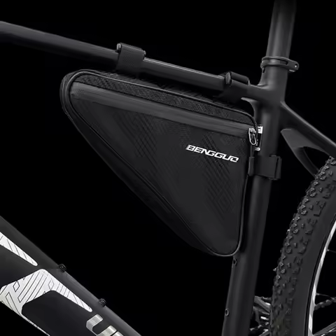 Bicycle Triangle Bag Large Capacity Cycling Front Frame Bag Multifunctional Cycling Front Tube Bag f