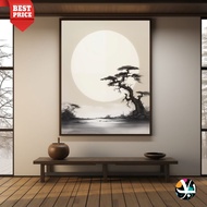 Vintage Japanese canvas painting - classic canvas painting - hand painting