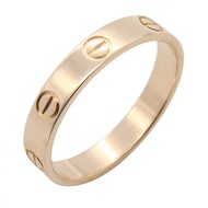 [Used] Cartier Love Ring B4085000 K18PG (Pink Gold) Unisex Love Ring Used A