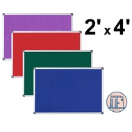 Foam Notice Board With Aluminum Frame 2x4ft / 60x120cm