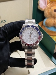 126719blro-0002白金可樂隕石mete，2026年9月new全新全套，勞力士Rolex格林尼治GMT MasterⅡ，尖沙咀現貨。