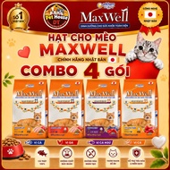 [PREMIUM LINE] Combo of 4 packs of genuine Japanese Maxwell cat food good for kidneys, kittens, and 