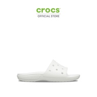 CROCS รองเท้าแตะผู้ใหญ่ CLASSIC CROCS SLIDE รุ่น 206121100 - WHITE