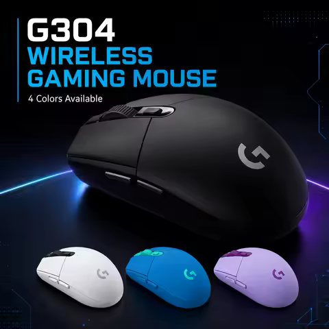 Logitech G304 Wireless Mouse 12000 DPI Hero Sensor LIGHTSPEED Best for MOBA LOL Dota 2 Esports Gamin