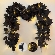 1.7m Halloween Black Vines Artificial Glowing Vines Halloween Party Decorations