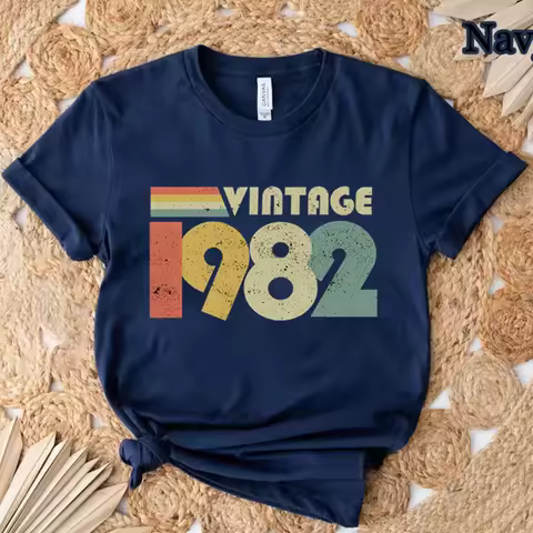 Women Men Short Sleeves Top Tees Women's 40th Birthday Gift Vintage 1980 To 1989 Graphic T Shirts Ha