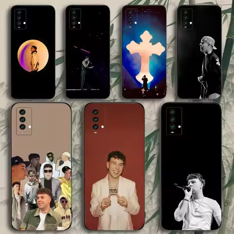Rapper Q-Quevedo Phone Case For Xiaomi 11 Redmi Note 11 5G 8T 9A 9 10T Note8Pro Note9 12SUltra Black