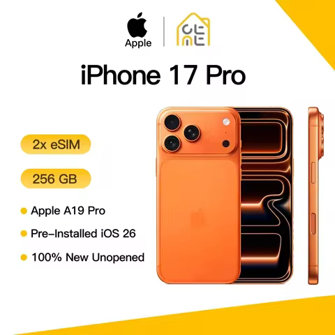 Apple iPhone 17 Pro 256GB Original New Unlocked Dual eSIM Version 120Hz 6.3" OLED A19 Pro 5G iOS 26 