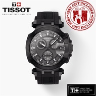 Tissot T115.417.37.061.03 Gent's T-Race Chronograph Silicone Rubber Watch