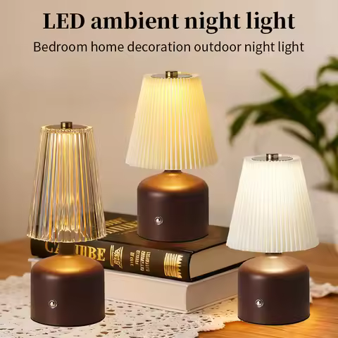 LED Bedside Bedroom Night Light Ambient Light Dimmable Environment Decoration Study Dining Table Lig
