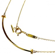 TIFFANY&Co./Tiffany T Smile小號項鍊，18K黃金，3.0克，41/45.5厘米，女士款 [二手]