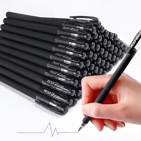 10/20 Pack Black 0.5mm Neutral Gel Pens | Quick-Drying, Smooth-Writing Office & School Supplies for 