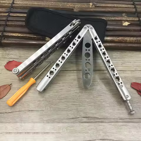 New Version BM40 Folding Knife Butterfly With Integrated Handle Screwdriver Bag Practice Cosplay Tra