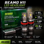 CAHAYA BEAMO H11 120W 8-80V Super Bright Headlight for Cars & Trucks Easy to Install Strong & Durabl