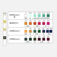 50Bottle Aquarium Swimming Pool Test Paper Ph Test Strip Residual Chlorine Test Strip 4 in 1 Water Q