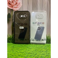 Softcase SAMSUNG J4 plus Clear Black Space TPU Transparent Design premium silicone material