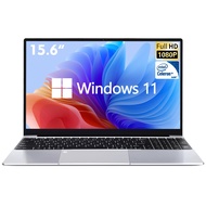 VGKE C15 Windows 11 Laptop 15.6" FHD, Full Size Backlit Keyboard with Fingerprint Reader, Intel Cele
