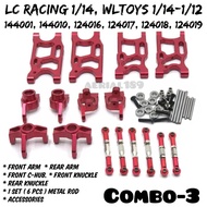 UPGRADE ARM KNUCKLE FRONT REAR LC RACING 1/14 RC WLTOYS 1/14 1/12 - TATA TOYS SHOP