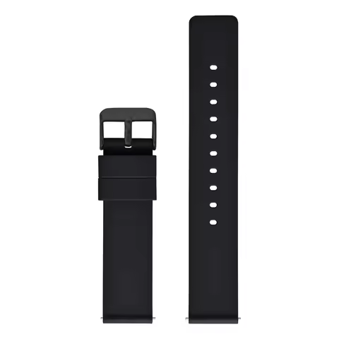 High Quality Flat Smooth FKM Rubber Watch Strap 16mm 18mm 20mm 22mm 24mm Soft Quick Release FKM Rubb