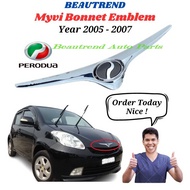 Lambang Perodua Myvi Bonnet Emblem Logo Badge Bonet Depan 2005 2006 2007 SE SE1 SE 1 EZI 1.3