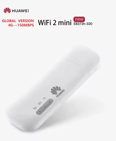 Original Unlocked Huawei E8372 150Mbps Modem 4G Wifi E8372h-320 4G LTE Wifi Modem Support 10 wifi us