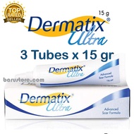 3 Tubes x Dermatix Ultra 15 gr - Advanced Scar Treatment - Surgery Keloid Wounds Beauty Skincare