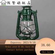 NEW Retro Nostalgic Old-Fashioned Portable Barn Lantern Kerosene lamp Old Oil Lamp Oil Cafe Restaurant Country Creativ