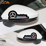 GTIOATO Car Rearview Mirror Decoration Sticker Car Accessories For Mercedes Benz CLA W124 W204 AMG A180