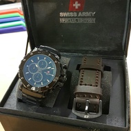 Jam tangan Pria Swiss Army SA-9165-100% Bonus Baterai Cadangan - Bergaransi - Bonus Tali cadangan Se