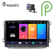 Podofo 9" Android  Car Video Radio GPS Wifi FM AM Support 4G +4LED Rear Camera Car Radio Stereo for 