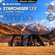 [Woodz] Blackdog Star Chaser 13X Auto Tent 2 Room 3 Instant Open Large Family Tent Waterproof PU8000