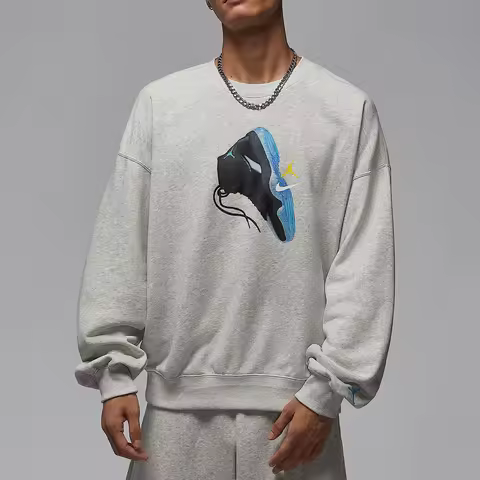 Nike genuine JORDAN men's sports durable printed round neck sweatshirt IM6302-050