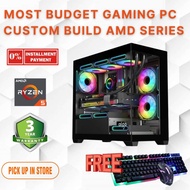 PROMOTION BUDGET PC SET AM4 --5500/5600/5600X/5700X GPU--RTX5060TI 16GB/RX3070TI/RTX3070/RX6600/GTX 