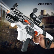 [Ready Stock] Nerfty Gun Viktor Sembylon Vector Electrical Auto Soft Bullet Gun Toys Blaster PUBG Pi