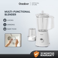 【New Arrival】Gaabor 1.8L Multi-functional Blender High Speed Mixer 2 Cups Design Stainless Steel