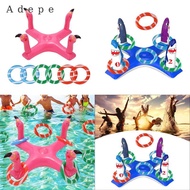 [Adepe] Inflatable Pool  Toss Toy, Floating  Toss Game, Durability, Pool Beach Game
