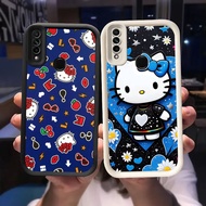 O-36 Kitty Paint Case for OPPO Reno F15 A31 A91 3 2020 Black and White
