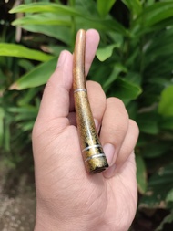 Pipa rokok akar bahar once padudan tali arus variasi Timah panjang 11 cm