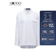 G2000 เสื้อเชิ้ตสำหรับผู้หญิง ทรง Oversized Shape รุ่น 4122384978 NAVY