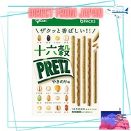 Ezaki Glico Roasted Seaweed Flavored Sixteen Grain Pocky 60g (6 Bags) [Japan Shipment-日本发货]